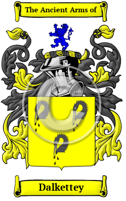 Dalkettey Family Crest/Coat of Arms