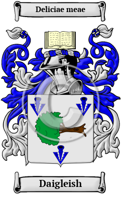 Daigleish Family Crest/Coat of Arms