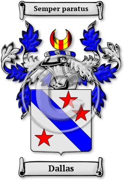 Dallas Family Crest Download (JPG) Legacy Series - 600 DPI