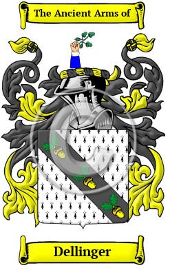 Dellinger Family Crest/Coat of Arms