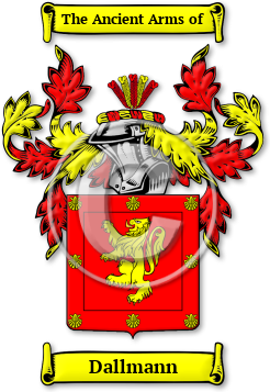 Dallmann Family Crest Download (jpg) Legacy Series - 150 DPI