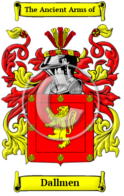 Dallmen Family Crest/Coat of Arms