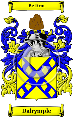 Dalrymple Family Crest/Coat of Arms