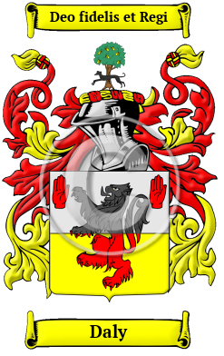 Daly Family Crest/Coat of Arms