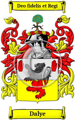 Dalye Family Crest/Coat of Arms