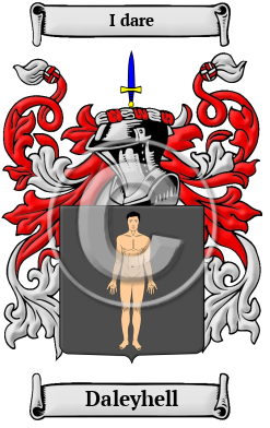 Daleyhell Family Crest/Coat of Arms