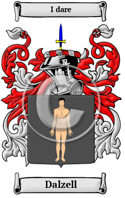 Dalzell Family Crest/Coat of Arms