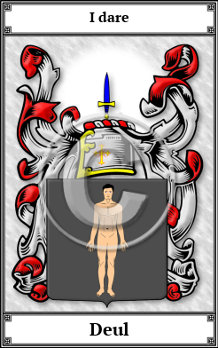 Deul Family Crest Download (JPG)  Book Plated - 150 DPI