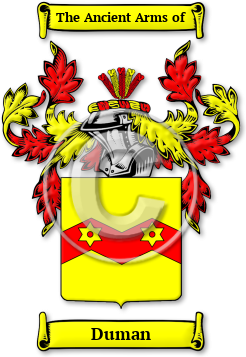 Duman Family Crest Download (JPG) Legacy Series - 600 DPI