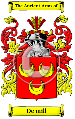 De mill Family Crest/Coat of Arms