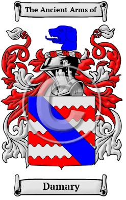 Damary Family Crest/Coat of Arms