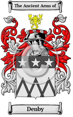 Denby Family Crest/Coat of Arms