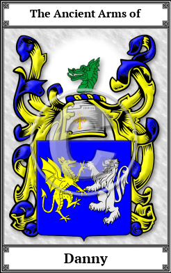 Danny Family Crest Download (JPG)  Book Plated - 150 DPI