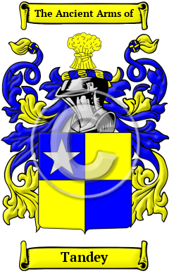 Tandey Family Crest/Coat of Arms