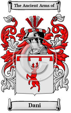 Dani Family Crest/Coat of Arms