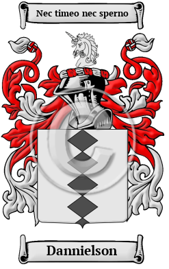 Dannielson Family Crest/Coat of Arms