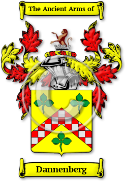 Dannenberg Family Crest Download (JPG) Legacy Series - 600 DPI