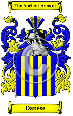 Danese Family Crest/Coat of Arms