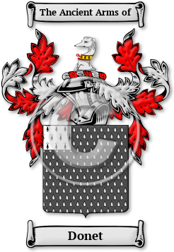 Donet Family Crest Download (jpg) Legacy Series - 150 DPI