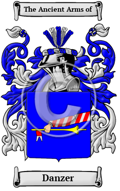 Danzer Family Crest/Coat of Arms