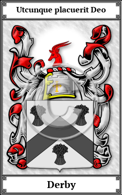 Derby Family Crest Download (JPG)  Book Plated - 150 DPI