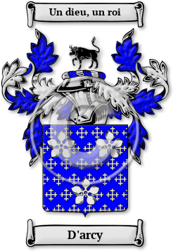 D'arcy Family Crest Download (JPG) Legacy Series - 600 DPI