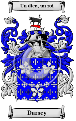 Darsey Family Crest/Coat of Arms