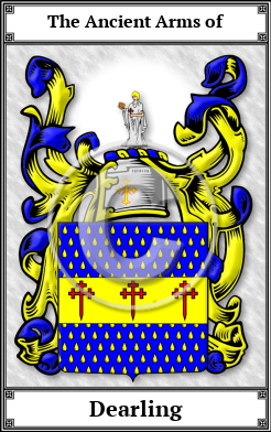 Dearling Family Crest Download (JPG)  Book Plated - 150 DPI