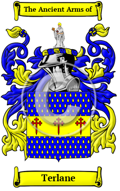 Terlane Family Crest/Coat of Arms