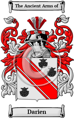 Darien Family Crest/Coat of Arms