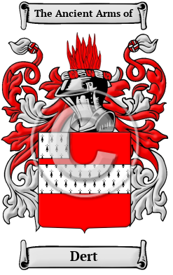 Dert Family Crest/Coat of Arms