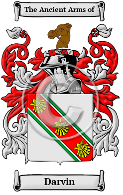 Darvin Family Crest/Coat of Arms