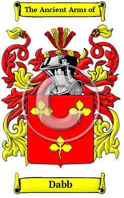 Dabb Family Crest/Coat of Arms
