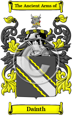 Dainth Family Crest/Coat of Arms