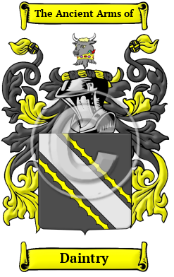 Daintry Family Crest/Coat of Arms