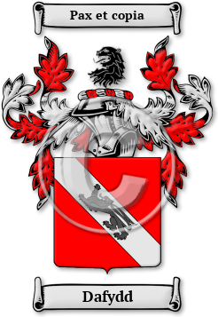 Dafydd Family Crest Download (jpg) Legacy Series - 150 DPI