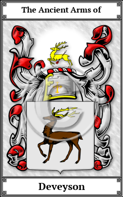 Deveyson Family Crest Download (JPG)  Book Plated - 150 DPI