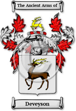 Deveyson Family Crest Download (jpg) Legacy Series - 150 DPI