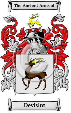 Devisint Family Crest/Coat of Arms