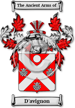 D'avignon Family Crest Download (jpg) Legacy Series - 150 DPI