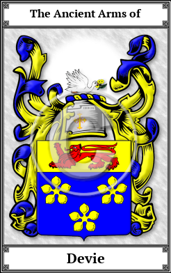Devie Family Crest Download (JPG)  Book Plated - 150 DPI