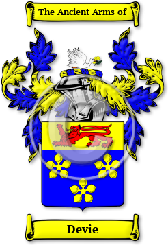 Devie Family Crest Download (jpg) Legacy Series - 150 DPI