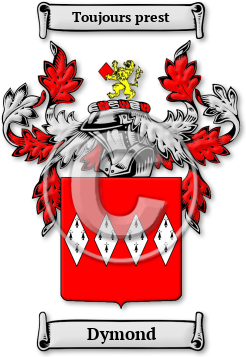Dymond Family Crest Download (jpg) Legacy Series - 150 DPI
