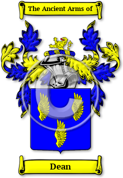 Dean Family Crest Download (jpg) Legacy Series - 150 DPI