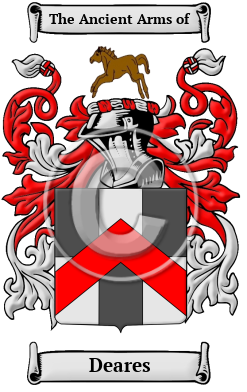 Deares Family Crest Download (JPG) Heritage Series - 600 DPI