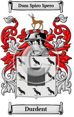 Durdent Family Crest/Coat of Arms