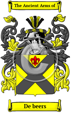 De beers Family Crest/Coat of Arms