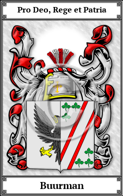 Buurman Family Crest Download (JPG)  Book Plated - 150 DPI