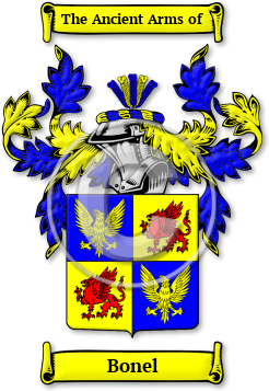 Bonel Family Crest Download (JPG) Legacy Series - 600 DPI