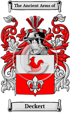 Deckert Family Crest/Coat of Arms